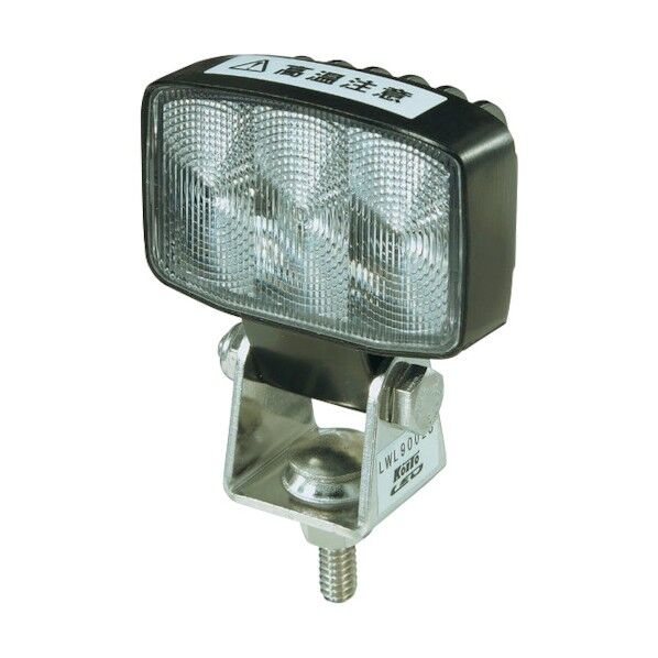 LEDワーキングランプ 角形ミニタイプ スポット配光 12/24V 9W 白色LED LWL-9002S 1点