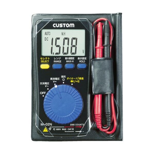 デジタルマルチメーター 201 x 115 x 23 mm 70.000G M-02N