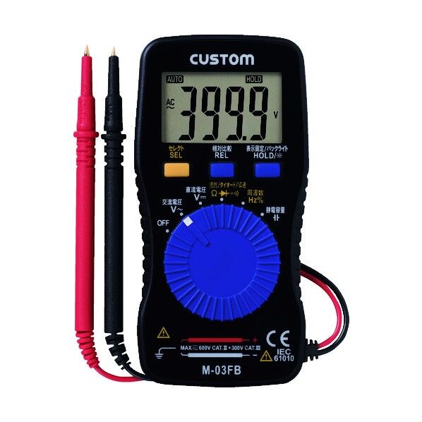 デジタルマルチメータ M-03FB 1台