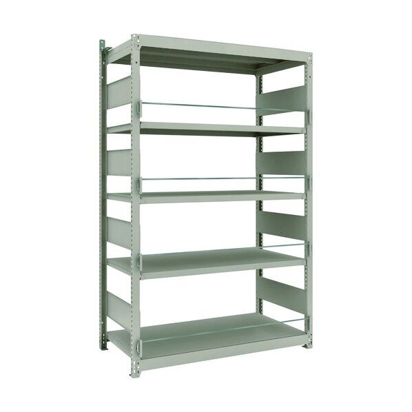 M1.5型軽中量ボルトレス棚 災害備蓄用 5段単体型