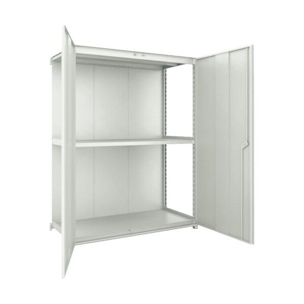 M2型軽中量ボルトレス棚 パネル・扉付 3段 連結型
