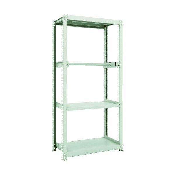 M2型軽中量ボルトレス棚 パイプ1段 単体