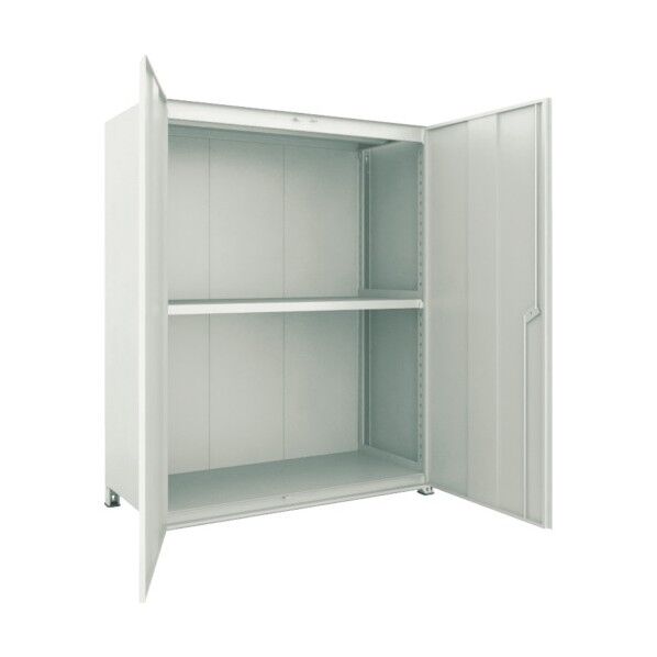 M3型中量ボルトレス棚 パネル・扉付 3段 単体型