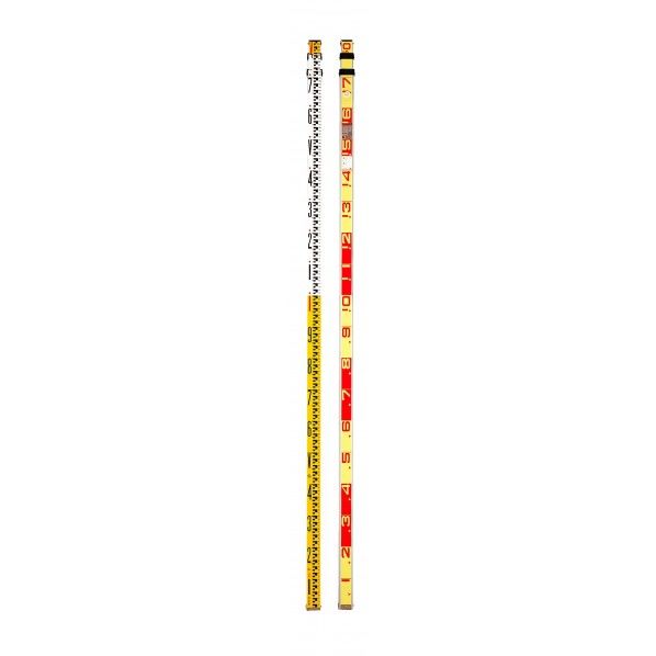 アルミスタッフ 3m・3段 全縮時長さ1174mm AS3-3 1個