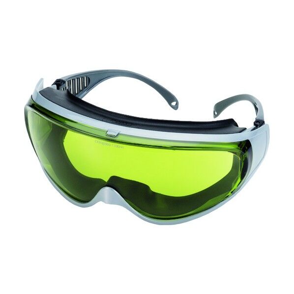 レーザー用一眼型保護メガネ(密閉ゴーグル型メガネタイプ・メガネ併用可)