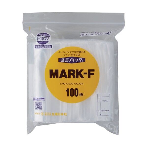 「ユニパック」 MARK-F 170×120×0.04 MARK-F-100 100枚