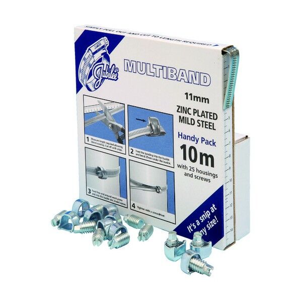 自在ホースバンド マルチバンド (スチール) バンド+金具セット