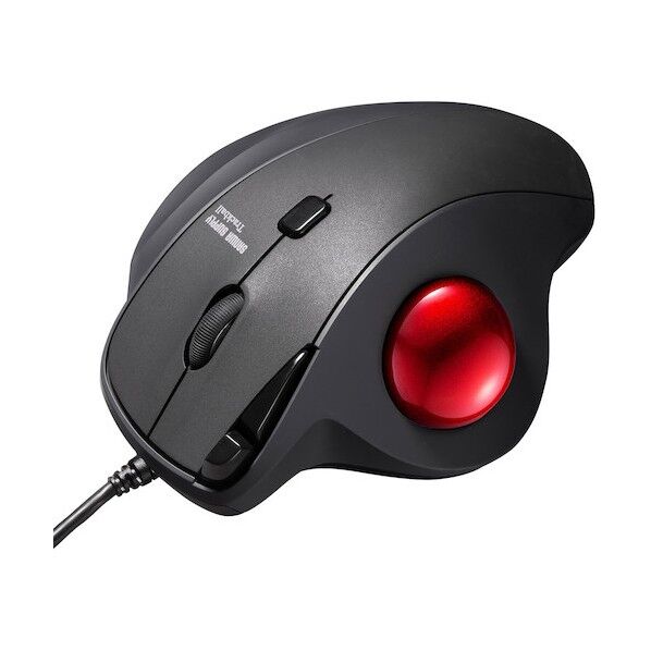 有線トラックボール(静音・5ボタン・親指操作タイプ)