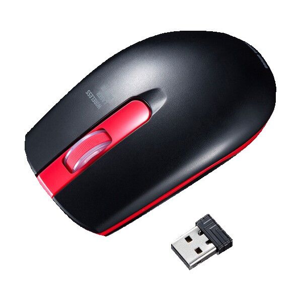 ワイヤレス レーザーマウス MA-WLS131R 1点