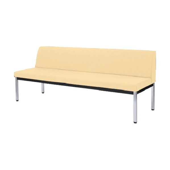 スリムタイプロビーチェア背付 アイボリー MBC-S18NE-V-IV 1点