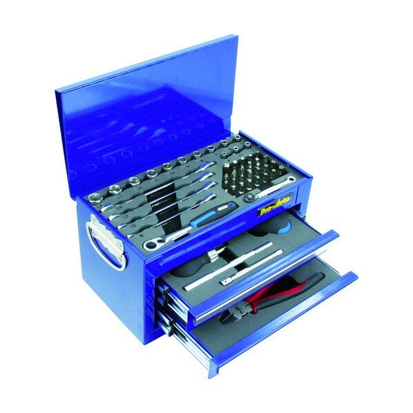 スエカゲ1/4DR.51PCミニチェストツールセットブルー MC0251BR 1S