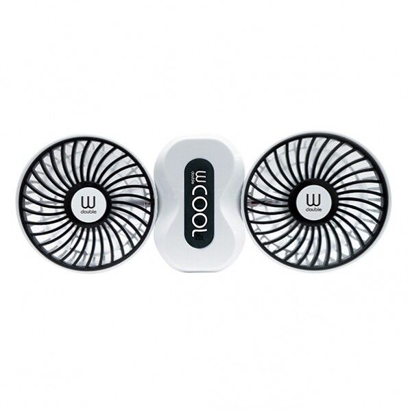 USB充電式ミニ扇風機ダブルクール