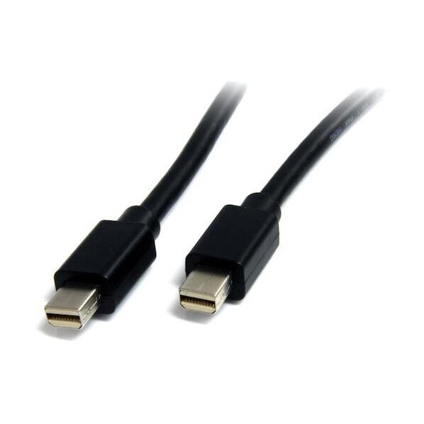 Mini DisplayPort 1.2ケーブル/2m/4K60Hz/オス-オス/ブラック/mDP モニターケーブル MDISP2M 1本