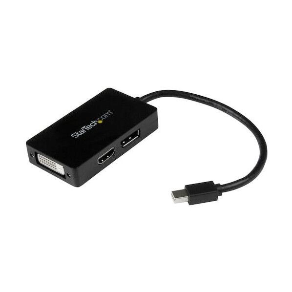 ディスプレイアダプター/mDP- DP, DVI, HDMI/15cmケーブル/BK MDP2DPDVHD   1個