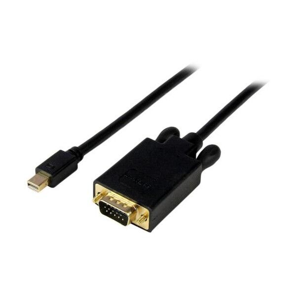 ディスプレイ変換ケーブル/mDP 1.2 - VGA/1080p/91cm/1080p/ブラック MDP2VGAMM3B 1本