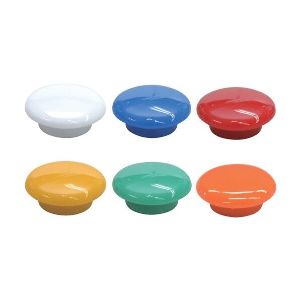 マグエックス カラーボタン 78 x 62 x 20 mm MFCB-20-24P-C 24個