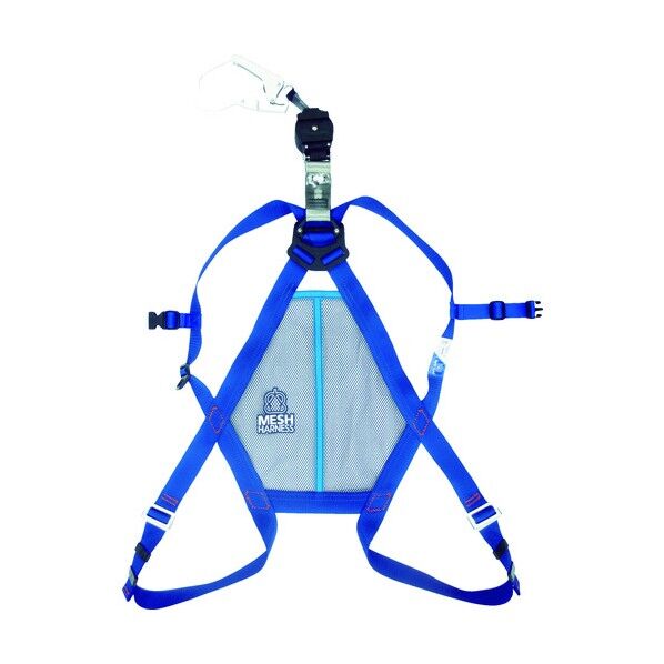 メッシュハーネス安全帯(巻取り式ランヤード) 230 x 240 x 135 mm MH600N-OH-M 1点