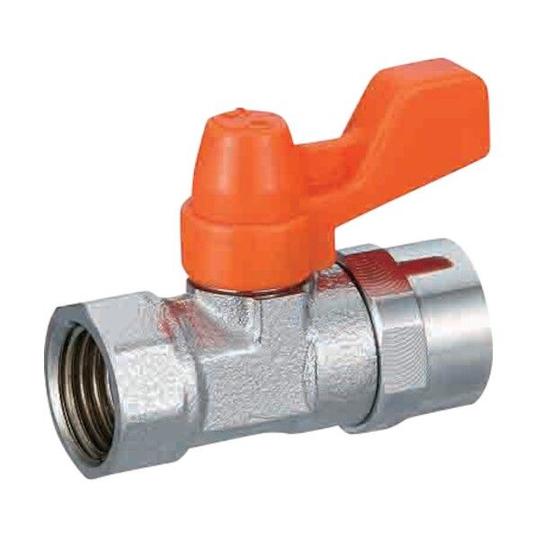 ボールバルブ イーボール ME1型 (黄銅) Rcねじ×Rcねじ メッキ付