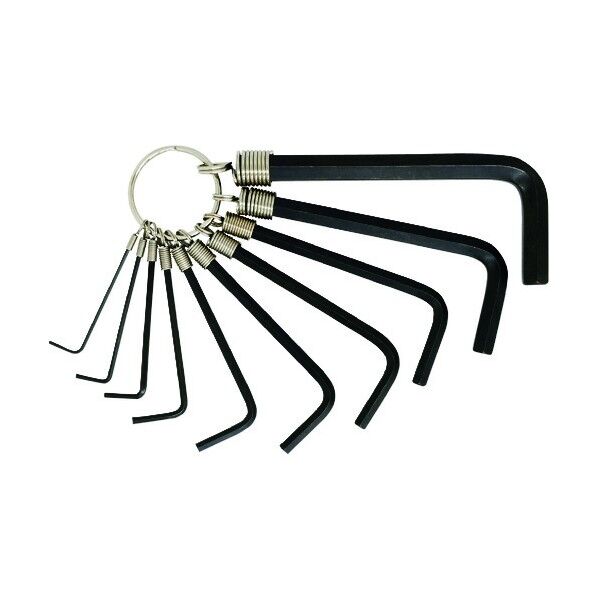 リング型六角棒スパナセット(10本組)