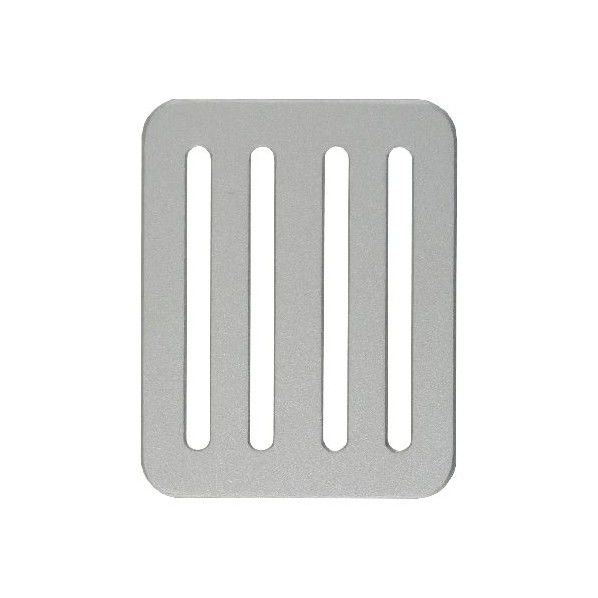 アルミ製 4穴タイプ 60mm幅用D環止め シルバー 1個