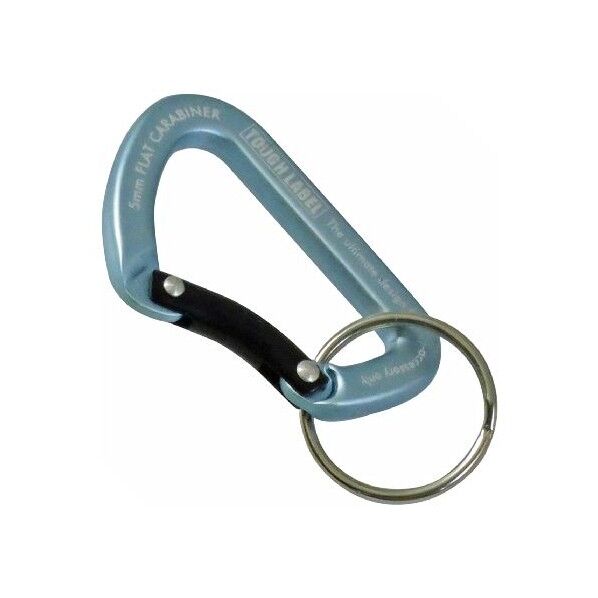 TLカラビナF ライト ライトブルー&ブラック 5mm VEX-115 1個