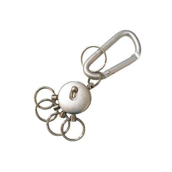 アクセサリー付カラビナ シルバー MC-82 1個