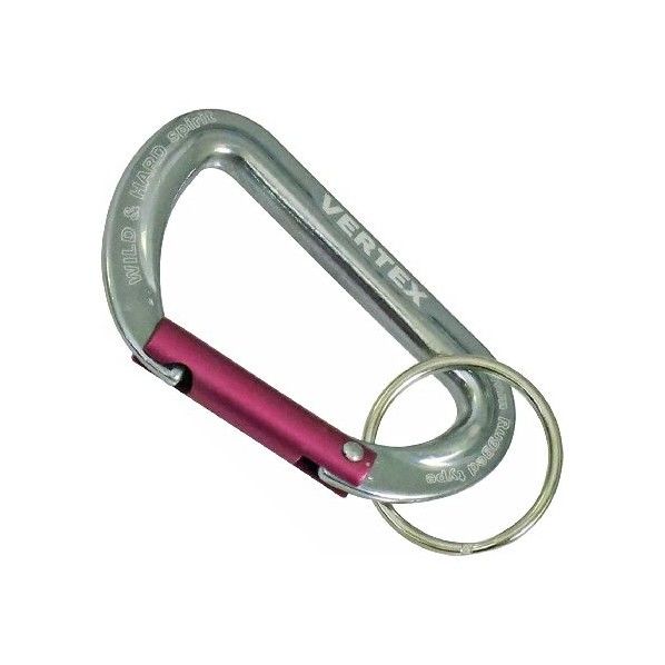 カラビナ ラッジド 6mm チタン&レッド VEX-64 1個