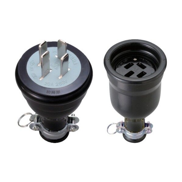 接地3P20A防水コネクター組