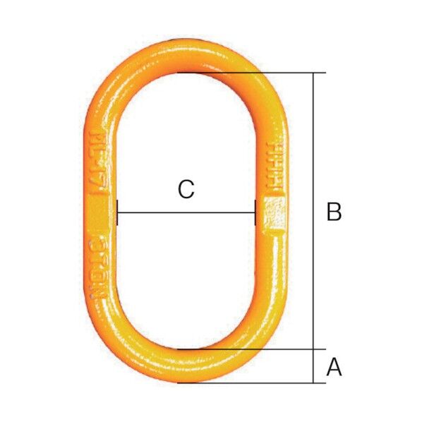 鍛造製親環マスターリンク