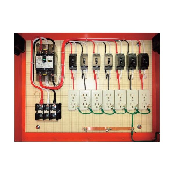 仮設電灯分電盤 主幹75A 7回路 ML75-70 1点