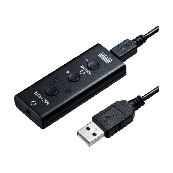 USBオーディオ変換アダプタ(4極ヘッドセット用)