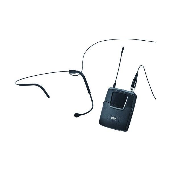 サンワサプライ ワイヤレスヘッドマイク(MM-SPAMP3用) MM-SPAMP3WHS 1点...