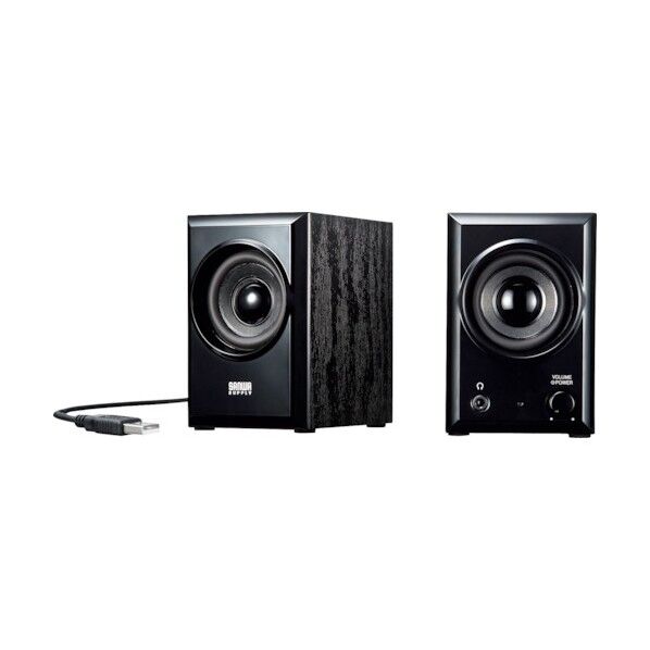 サンワサプライ USBスピーカー(ブラック) MM-SPU10BKN 1点...