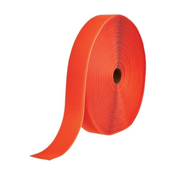 マジック結束テープ片面幅50mmX長さ25mオレンジ 308 x 277 x 66 mm MKT-50B (50MMX25M バックルツキ) 1点