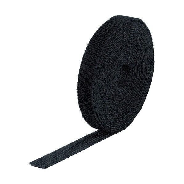 マジック結束テープ両面黒20mm×25m 331 x 335 x 40 mm MKT-20250-BK 1