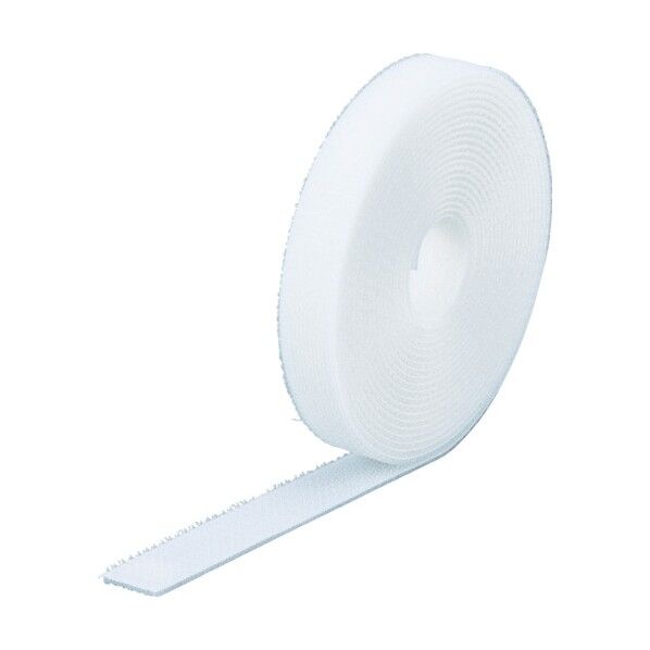 マジック結束テープ両面白20mm×25m 326 x 329 x 37 mm MKT-20250-W 1点
