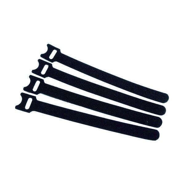 マジックバンド耐候性ストラップ15cm黒(4本入) MKSW-1915-BK 1本