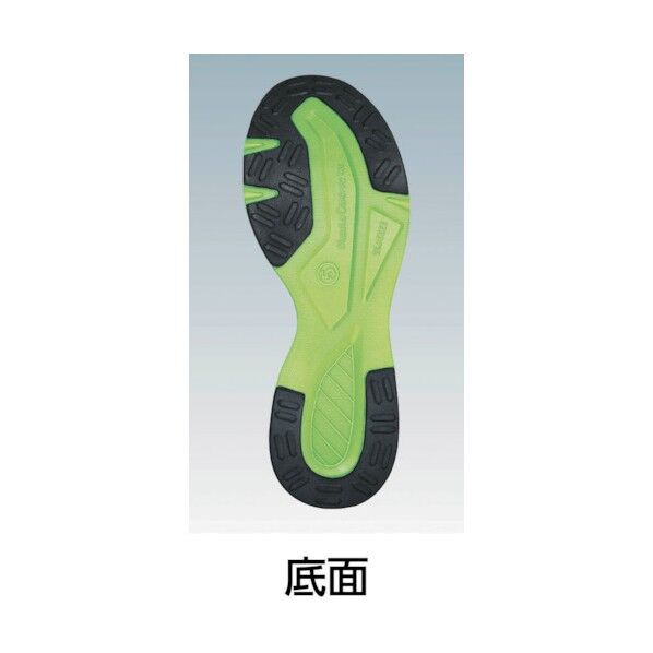 丸五 マンダムセーフティー＃767ライム/グレー24.5cm 325 x 220 x 120 mm MNDM767-L/G-245