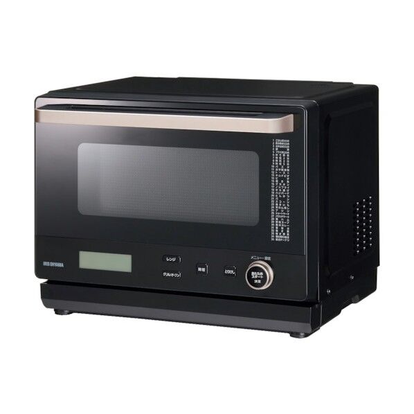 アイリスオーヤマ 518148 スチームオーブンレンジ 26Lカップ式 ブラック MO-FS2601-B 1点