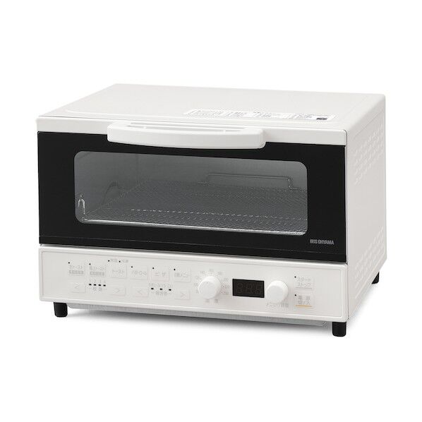 アイリスオーヤマ 517442 マイコン式オーブントースター MOT-401-W (517442) 1点...