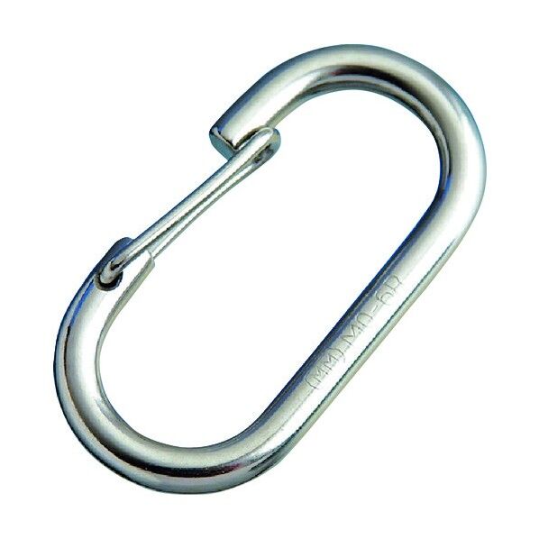 ステンレス O型フック(ロープ用)線径9mm長さ59mm MO-9R 1点