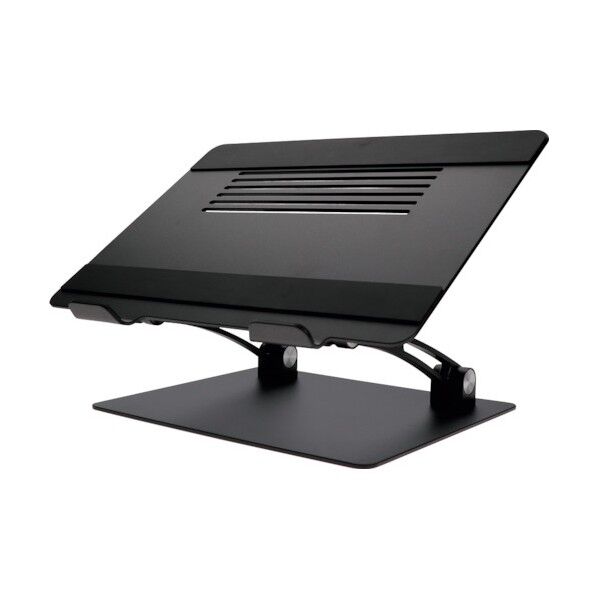 肩や背中への負担を軽減 自由な角度に調節できるノートPCスタンド ペンタブ 液タブ iPad Pro スタンド MOT-PCSTD01S-BK 1点