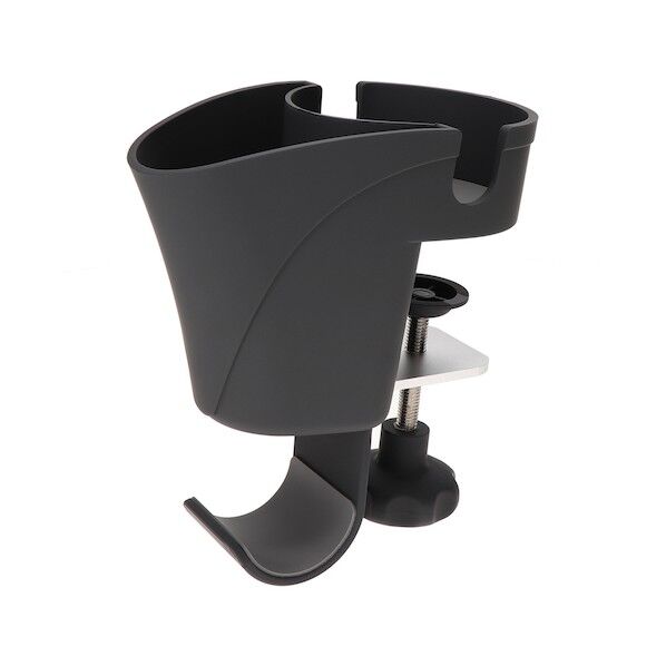 デスクスペースを効率的に利用できるドリンクホルダー MOT-DRHD01-BK 1個