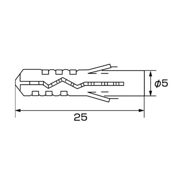 エビ印 モンゴプラグ(100本入) 103 x 59 x 31 mm MP525M 100本