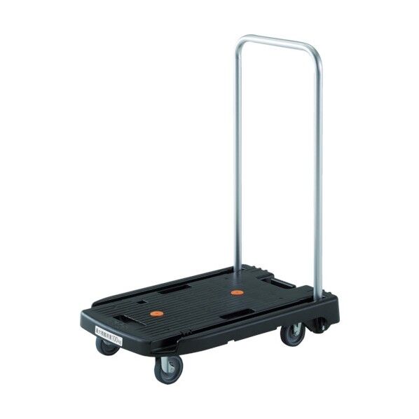 小型樹脂製台車こまわり君省音タイプ600X390ブラック 793 x 385 x 128 mm MP-6039N-BK 1