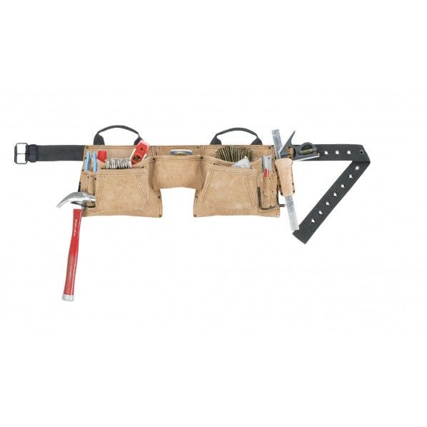 革製腰袋 両側(ベルト付き) AP-527X 1