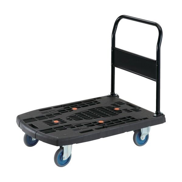 樹脂台車 カルティオビッグ 抗ウィルス 抗菌塗装固定ハンドル 900X600 黒 MPK-900AV-BK 1点