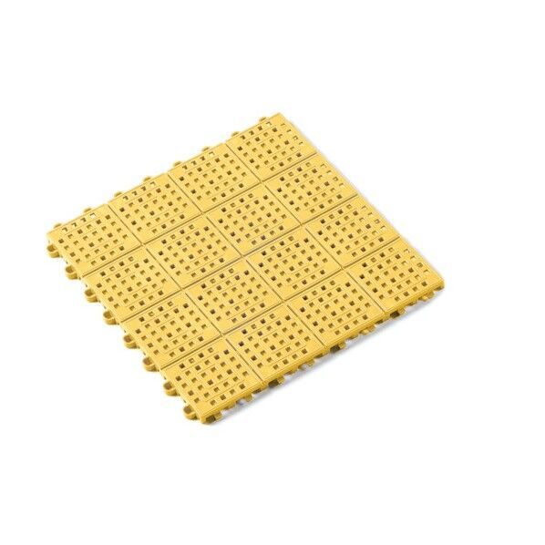 タッチマットII 300×300mm 黄 312 x 312 x 15 mm MR-064-176-5 1点