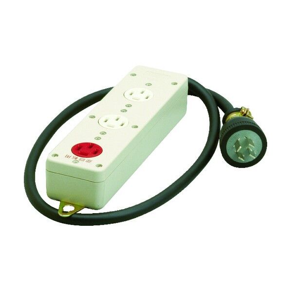 3コ口タップ接地3Pコード1m