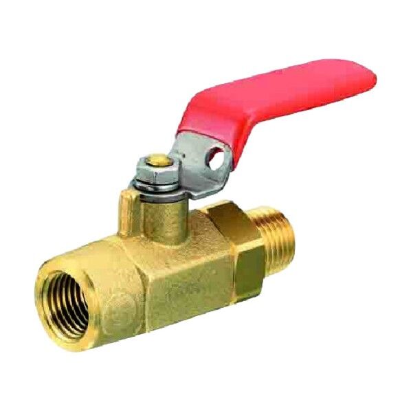 ミニチュアボールバルブ MR2型 (黄銅) Rcねじ×Rねじ